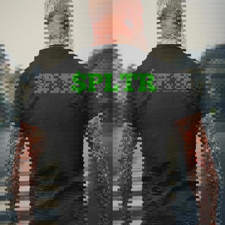 Pltrtock Market チッカーシンボル トレーディングデザイン メンズTシャツ バックプリント 高齢者への贈り物