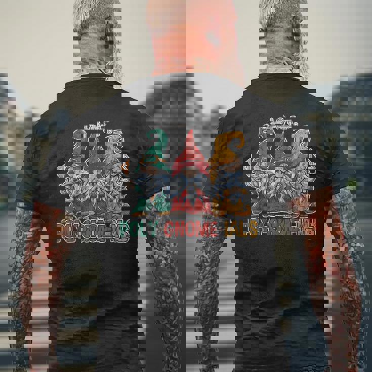 Poly Gnome Ials 数学のしゃれの代数学生 メンズTシャツ バックプリント 高齢者への贈り物