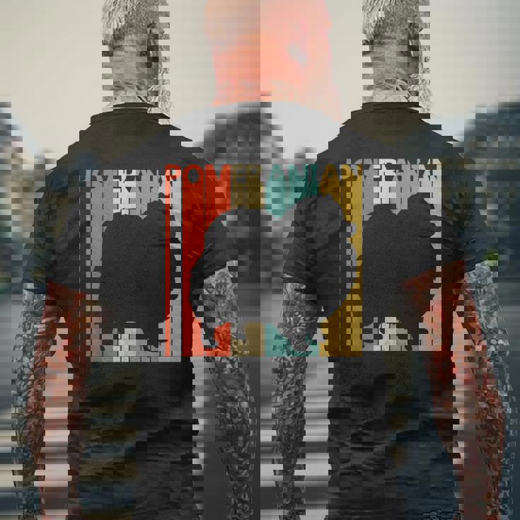 Pomeranian ポメラニアン メンズTシャツ バックプリント 高齢者への贈り物