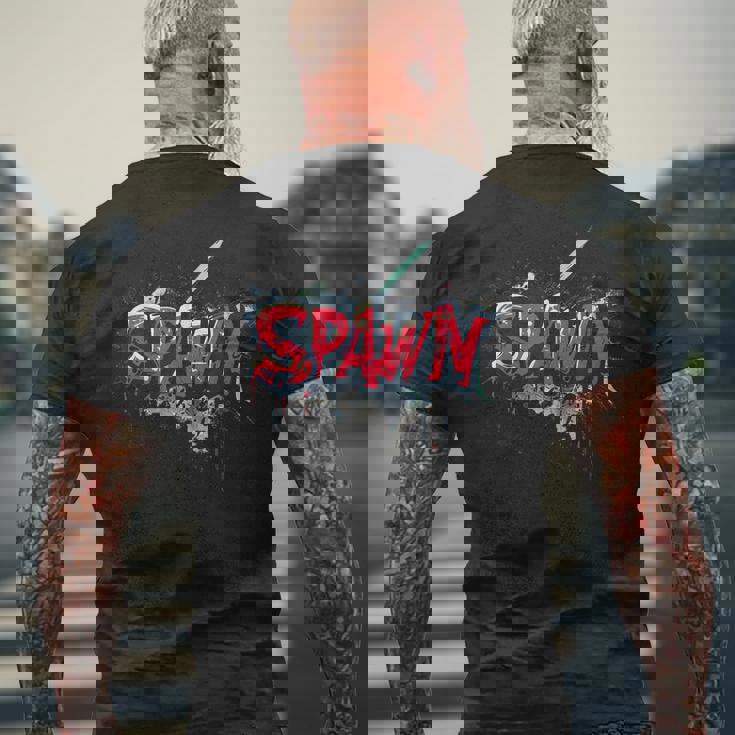 Prettypawn コスチューム メンズTシャツ バックプリント 高齢者への贈り物