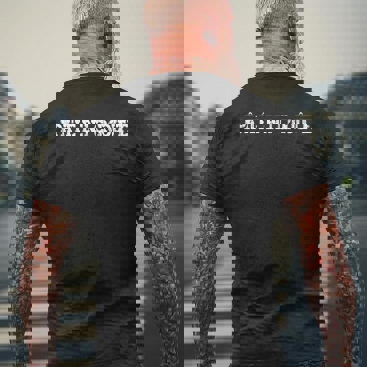 Pâté En Croûte デザイン メンズ レディース 面白い パテ アン クルート メンズTシャツ バックプリント 高齢者への贈り物