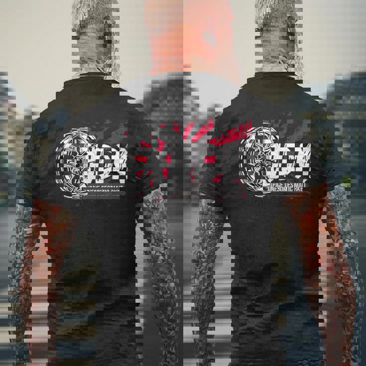 R33 Jdm カーズ モータースポーツ Jdm 車 R34 2Jz エンジン 2Jz ターボ。 メンズTシャツ バックプリント 高齢者への贈り物