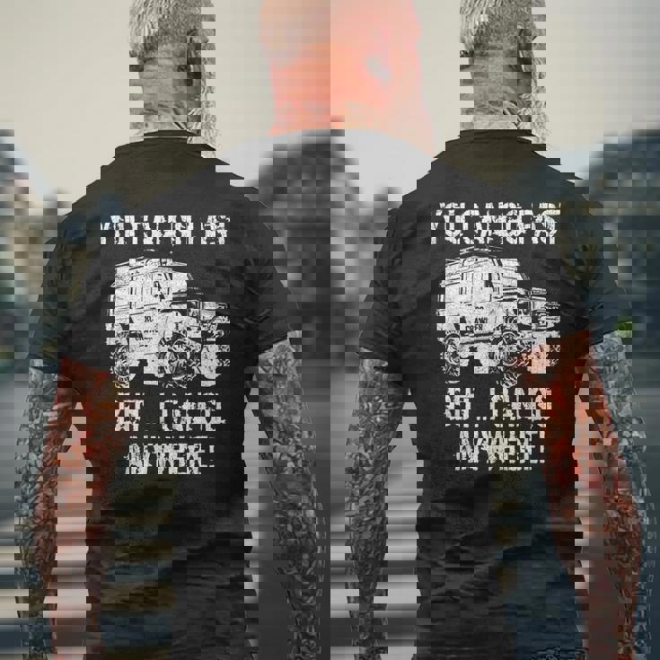 Rcクローラートラックラジオ制御4wdレーシングオフロードカー メンズTシャツ バックプリント 高齢者への贈り物