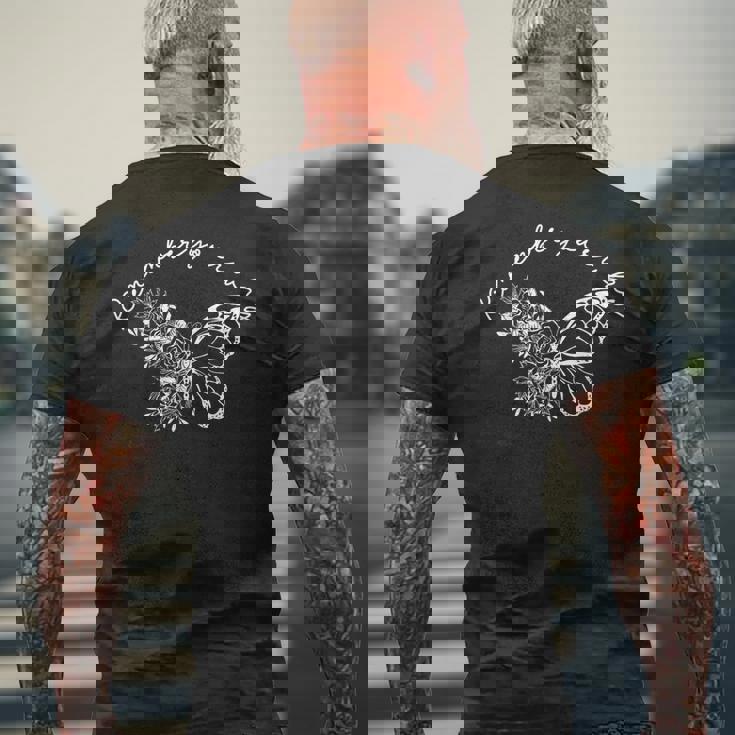 Remember Your Why Positive Quotes モチベーションアップ インスピレーション メンズTシャツ バックプリント 高齢者への贈り物