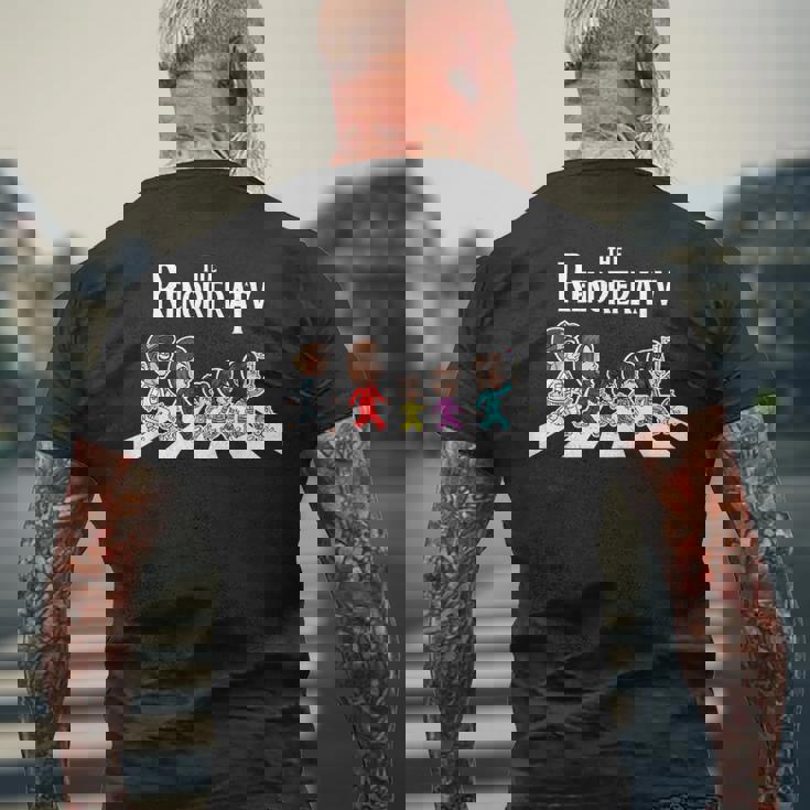 The Renorera Tv メンズTシャツ バックプリント 高齢者への贈り物