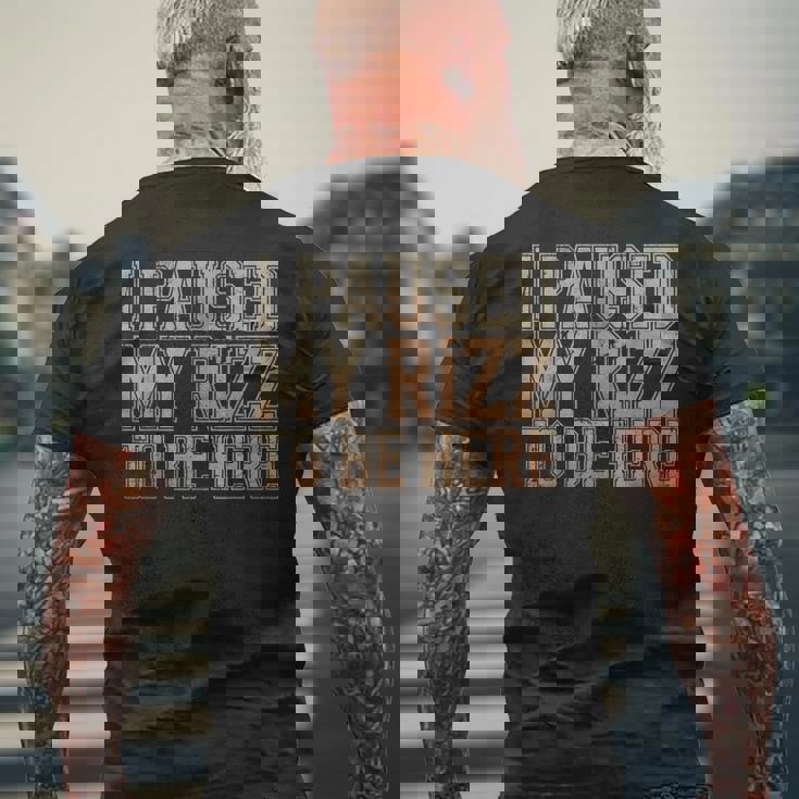 Rizz Paused 面白い ビデオゲーマー ギフト アンティーク調デザイン メンズTシャツ バックプリント 高齢者への贈り物