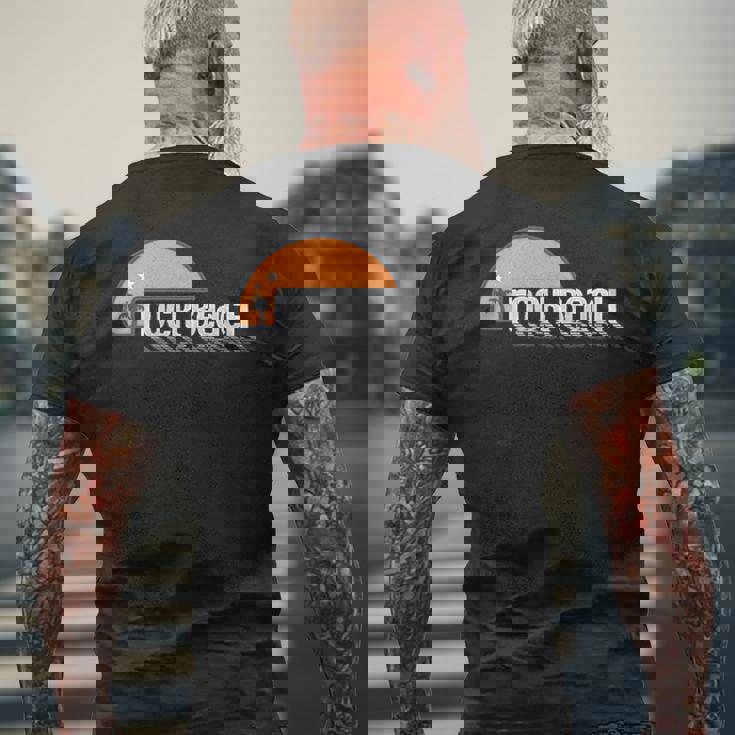 Rock Beach メンズTシャツ バックプリント 高齢者への贈り物