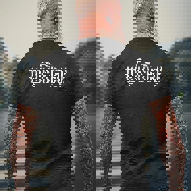 Rocksteady Jamaica 1967 ロックステディ スカ レゲエ ジャマイカka Dub Music メンズTシャツ バックプリント 高齢者への贈り物