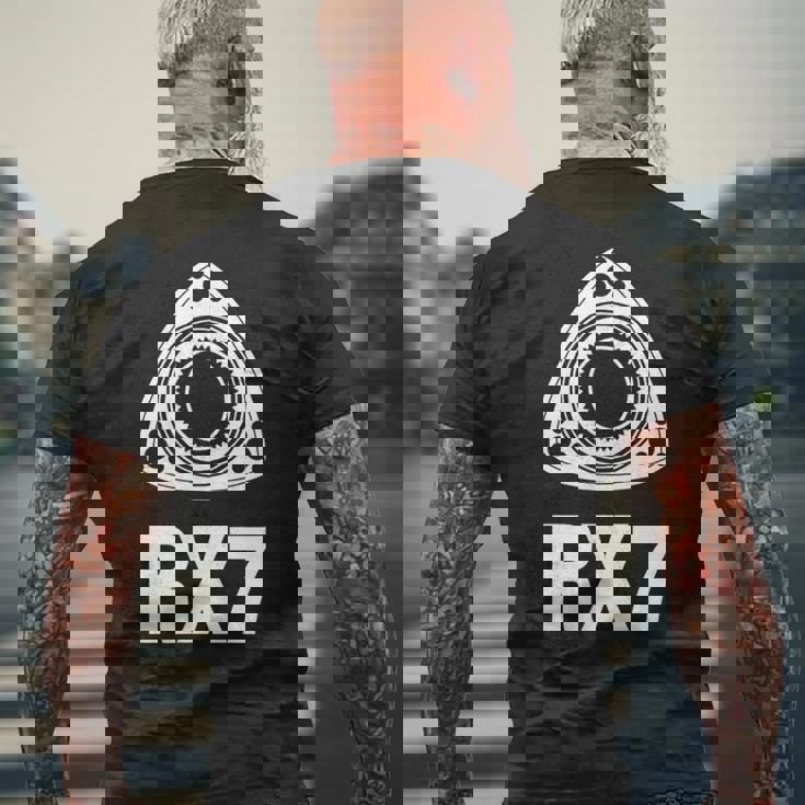 Rx7 ロータリー メンズTシャツ バックプリント 高齢者への贈り物