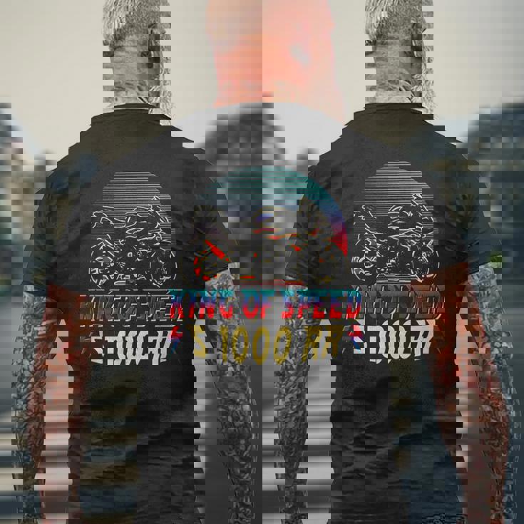 S1000rr バイク スーパースポーツ スーパーバイク スピード メンズTシャツ バックプリント 高齢者への贈り物