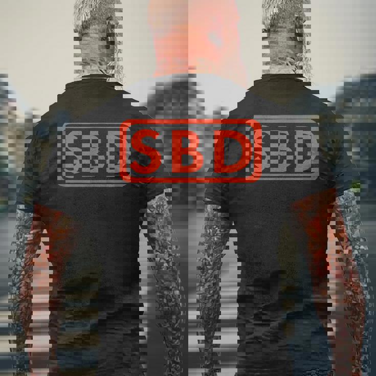 Sbd スクワットベンチ デッドリフト パワーリフティング ジムウェア Ogbd メンズTシャツ バックプリント 高齢者への贈り物