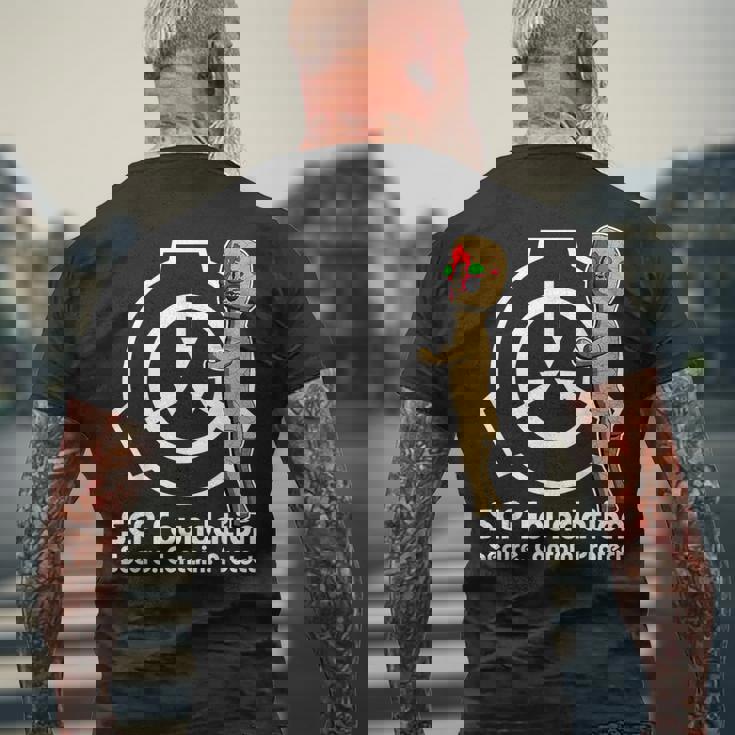 Scpファンデーションcp-173 メンズTシャツ バックプリント 高齢者への贈り物