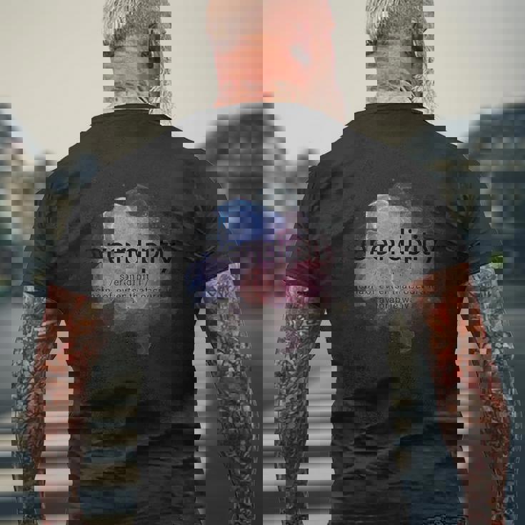 Serendipity メンズTシャツ バックプリント 高齢者への贈り物