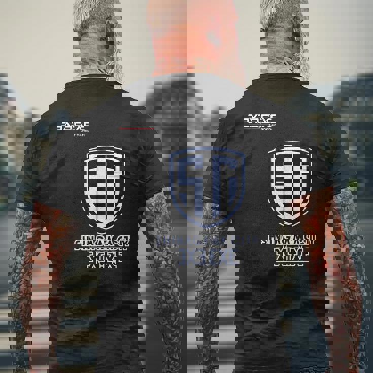 Shinagawa CityExe_13_小澤崚 メンズTシャツ バックプリント 高齢者への贈り物