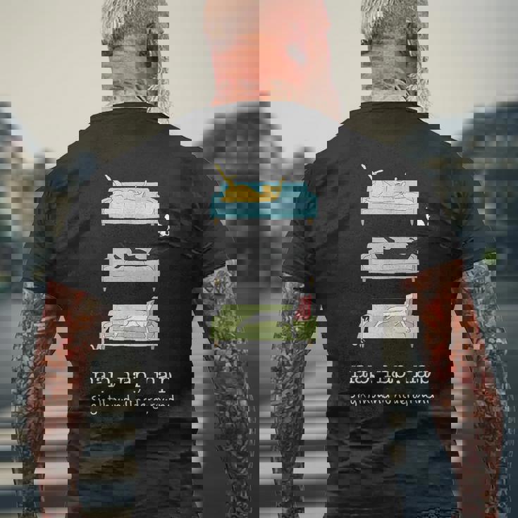 Shug's Nap グレイハウンド ガルゴ ウィペット サルーキ メンズTシャツ バックプリント 高齢者への贈り物