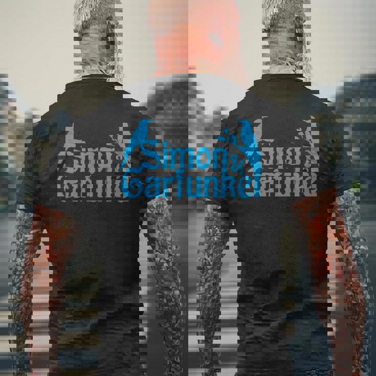 Simon & Garfunkel 鳥 メンズTシャツ バックプリント 高齢者への贈り物