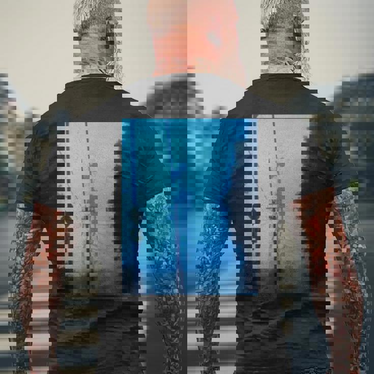 Siren Head サイレンヘッド クリーパスタホラー メンズTシャツ バックプリント 高齢者への贈り物