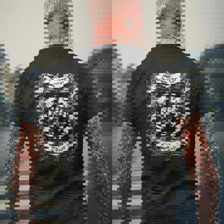 Smile Now Cry Later チョロチカーノ ゴシックアート ローライダー メンズTシャツ バックプリント 高齢者への贈り物