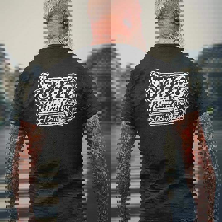 Smokeroller-煙巻人-マティーニシャグロカビリーピンナップバックプリント メンズTシャツ バックプリント 高齢者への贈り物