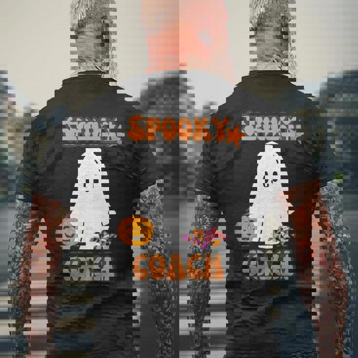 Spooky Ghost Dogs ハロウィンtシャツ コーチに最適 メンズTシャツ バックプリント 高齢者への贈り物