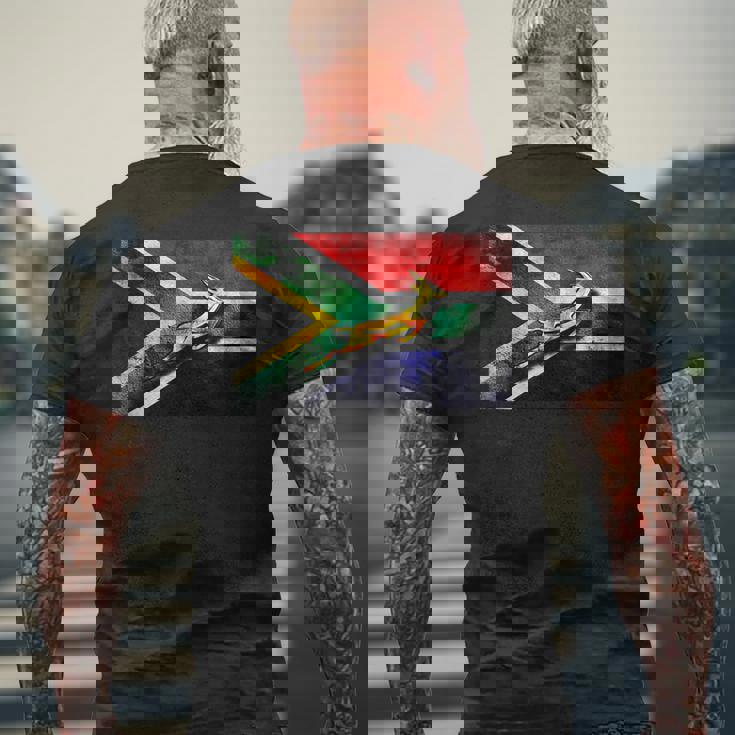 Springbok Bokke 南アフリカ国旗 ヴィンテージ ラグビー メンズTシャツ バックプリント 高齢者への贈り物