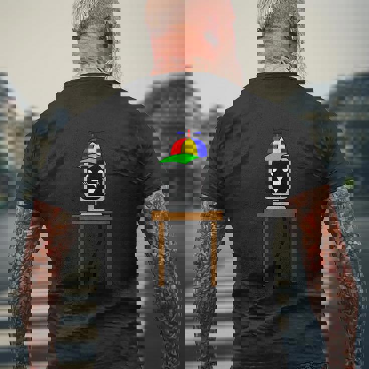 Sprunkiのmr Fun Computer メンズTシャツ バックプリント 高齢者への贈り物