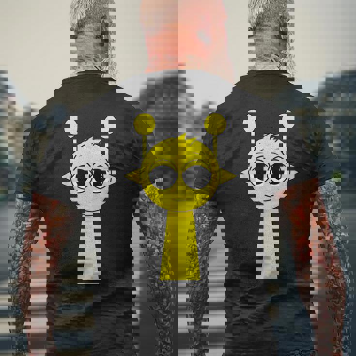 Sprunkiのサイモン メンズTシャツ バックプリント 高齢者への贈り物