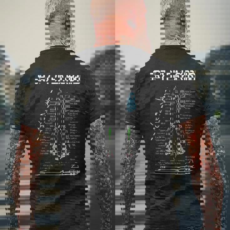 Sr-71 Birdpecs -Sr-71 Bird メンズTシャツ バックプリント 高齢者への贈り物