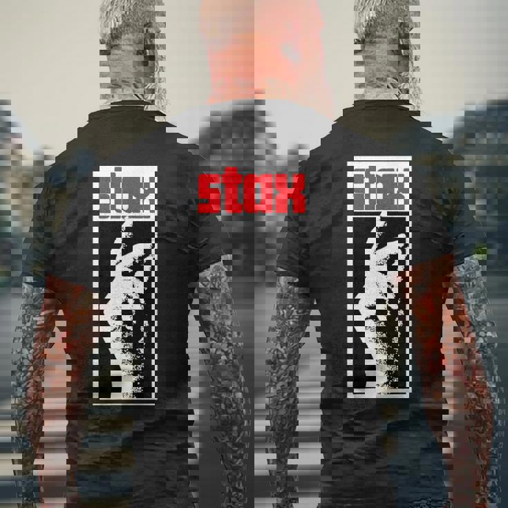 Stax「Classicnap」ロゴ。 メンズTシャツ バックプリント 高齢者への贈り物