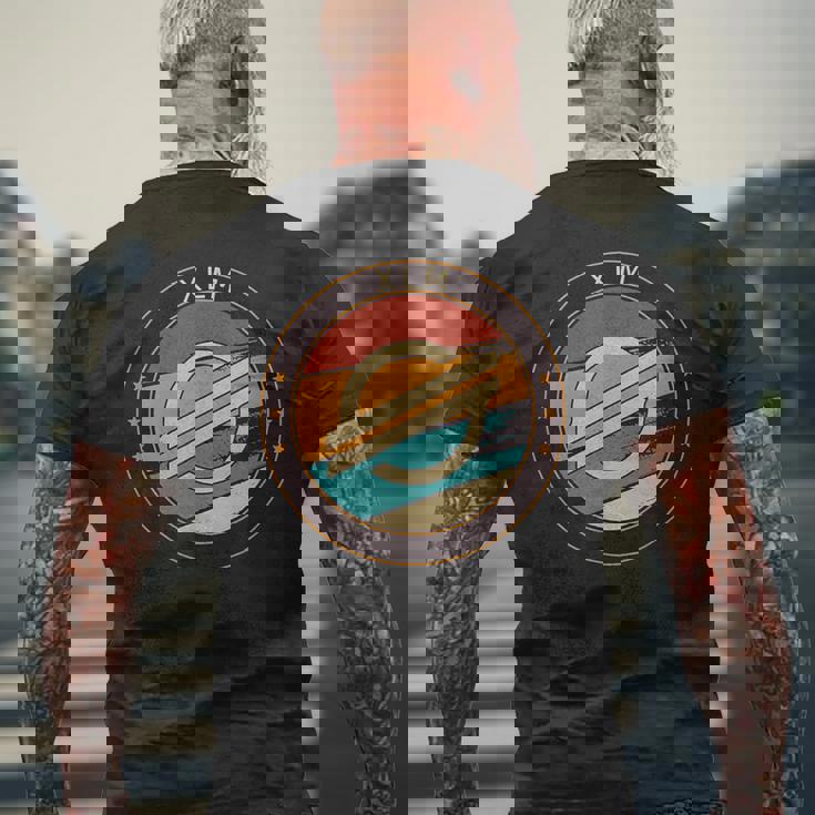 Stellar Xlm ヴィンテージ暗号レトロアート暗号通貨 メンズTシャツ バックプリント 高齢者への贈り物