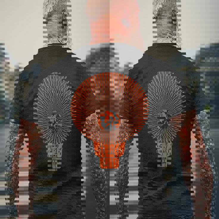 Stereolabs オレンジサン メンズTシャツ バックプリント 高齢者への贈り物