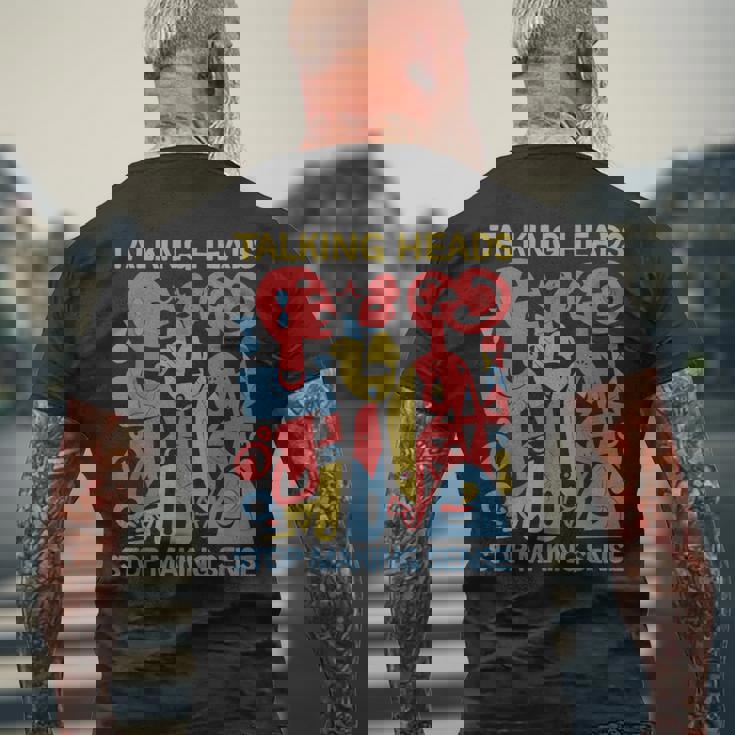 Stop Makingensee おしゃべりヘッド レトロ 面白いデザイン メンズTシャツ バックプリント 高齢者への贈り物