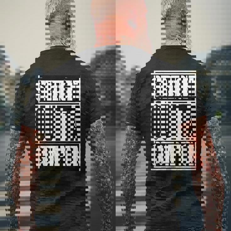 Straight Out Of Compton ファニーグラフィック メンズTシャツ バックプリント 高齢者への贈り物