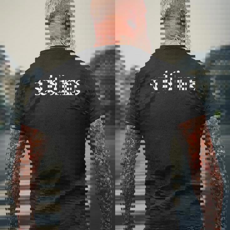 Sublime トレンディ アイロニック 皮肉 象徴的 メンズTシャツ バックプリント 高齢者への贈り物