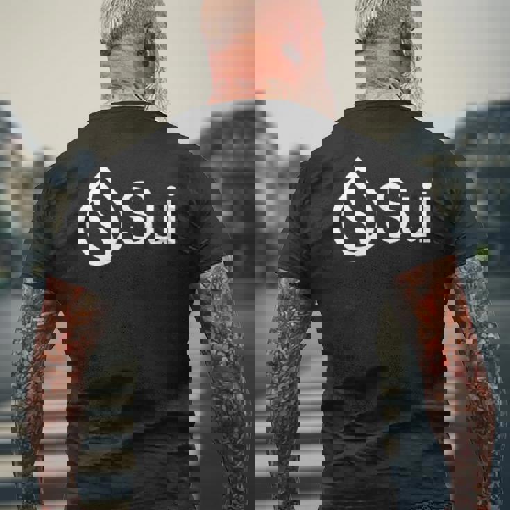 Sui メンズTシャツ バックプリント 高齢者への贈り物