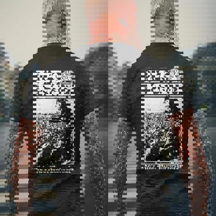 Sun Records X エルヴィス・プレスリー You're A Heartbreaker メンズTシャツ バックプリント 高齢者への贈り物