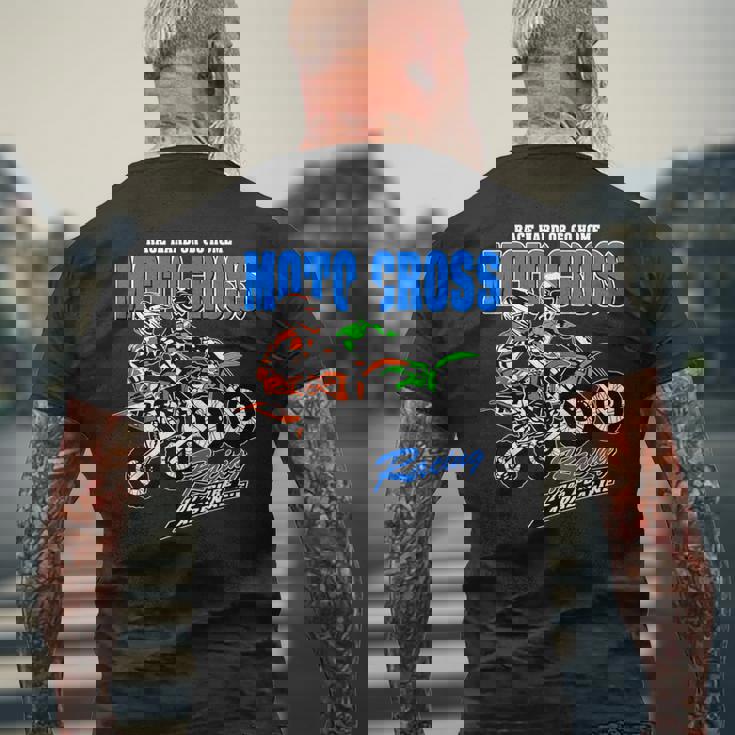 Supercross キッズ モトクロス メンズTシャツ バックプリント 高齢者への贈り物