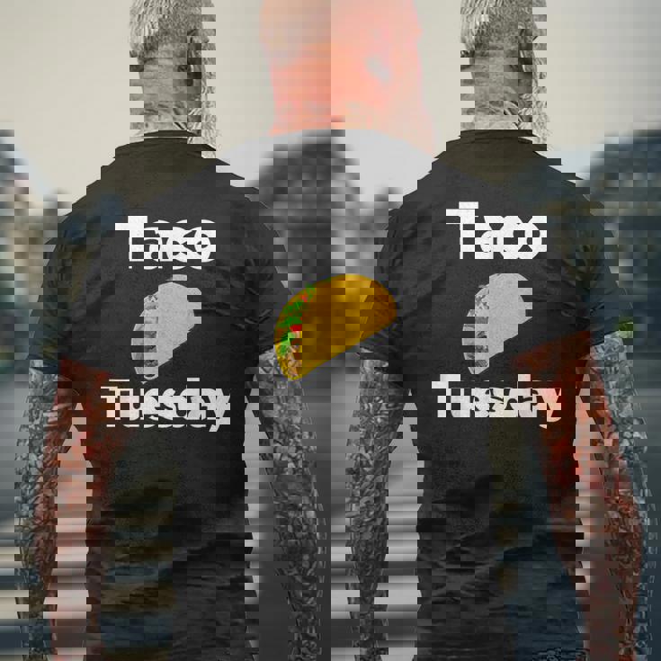 Taco Tuesday Taco Tuesday メンズTシャツ バックプリント 高齢者への贈り物