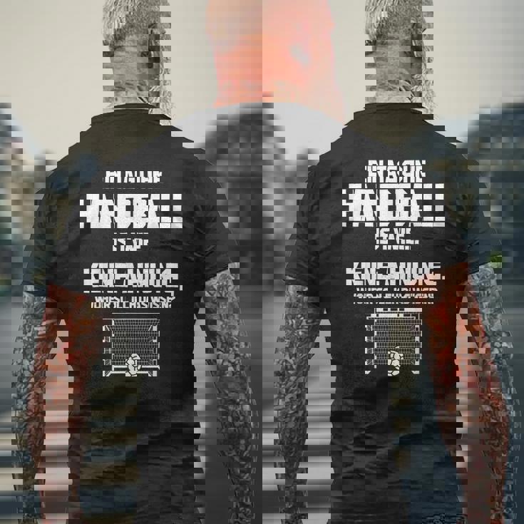 Tag Ohne ハンドボール インポッシブル 面白いハンドボールファン メンズTシャツ バックプリント 高齢者への贈り物