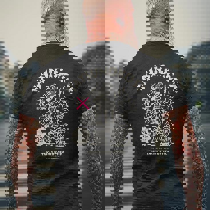 Tatsunokotreet デザインa メンズTシャツ バックプリント 高齢者への贈り物