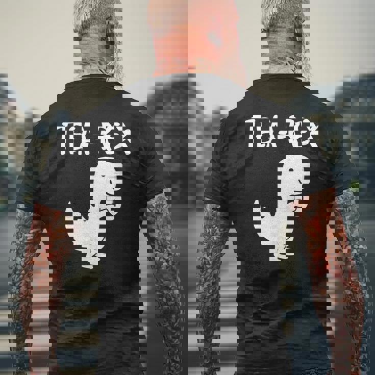 Tea-Rex Dino レジャー ファン クール メンズTシャツ バックプリント 高齢者への贈り物