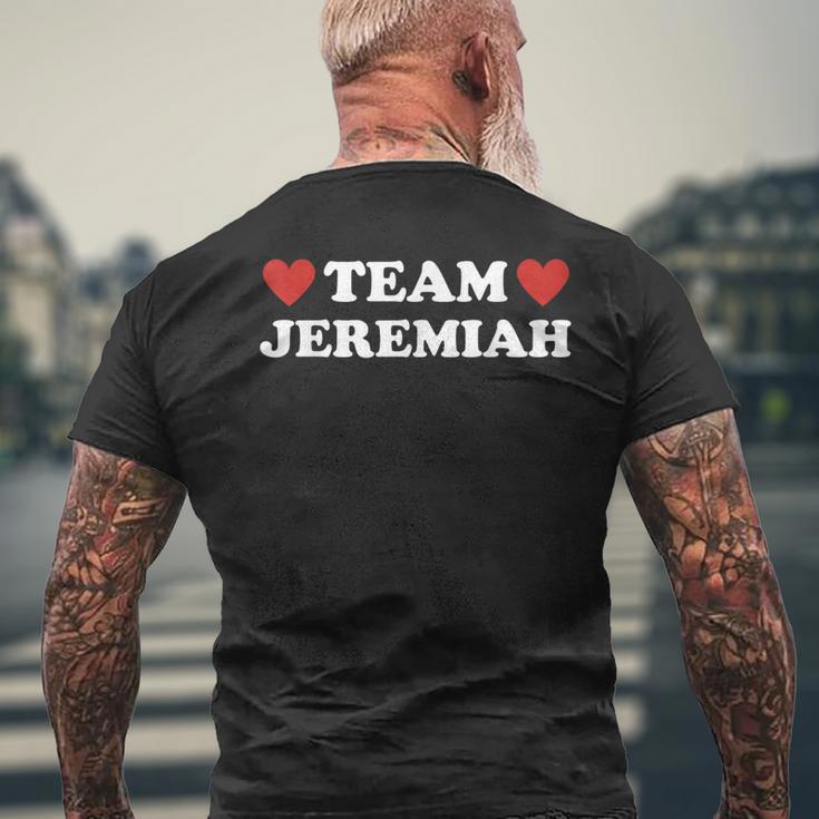 Team Jeremiah Ich Liebe Jeremiah Ich Liebe Jeremiah T-Shirt mit Rückendruck Geschenke für alte Männer