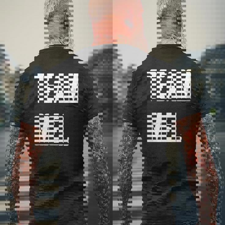 Team Mei 名前 メンズTシャツ バックプリント 高齢者への贈り物