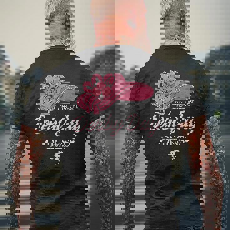 This Is My Derby Dayドレス 面白い競馬衣装 メンズTシャツ バックプリント 高齢者への贈り物