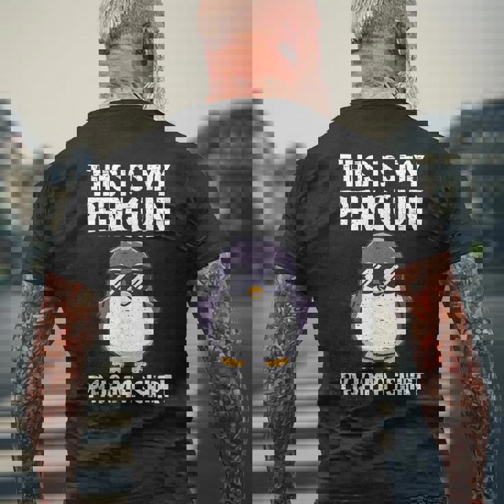 This Is My Penguin パジャマ シャツ キッズ ボーイズ ペンギン好き メンズTシャツ バックプリント 高齢者への贈り物