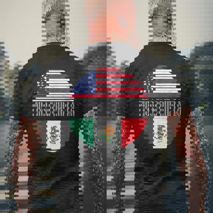 This Is My Pride フラッグ メキシカン アメリカン チカーノ チカーナ メンズ メンズTシャツ バックプリント 高齢者への贈り物