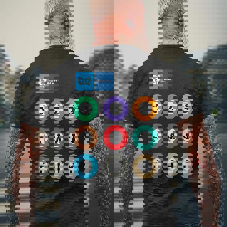 The Tokyo Metro メンズTシャツ バックプリント 高齢者への贈り物