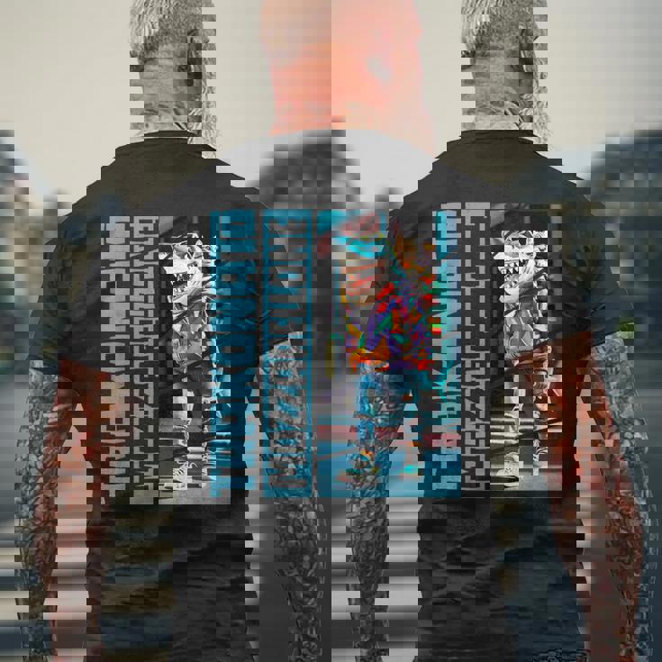 Trakonato Mozzarellone ブレインレッドトララサメ 面白い メンズTシャツ バックプリント 高齢者への贈り物