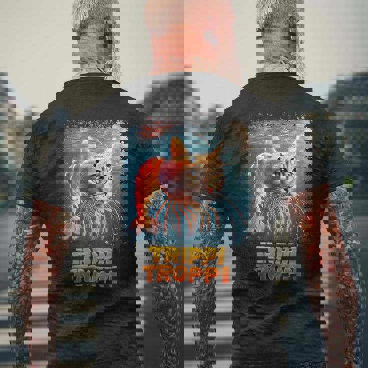 Trippi Troppi イタリアンブレインロットミーム メンズTシャツ バックプリント 高齢者への贈り物