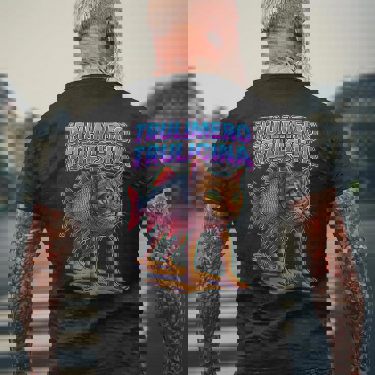 Trulimero Trulicina イタリアンブレインロットミーム メンズTシャツ バックプリント 高齢者への贈り物